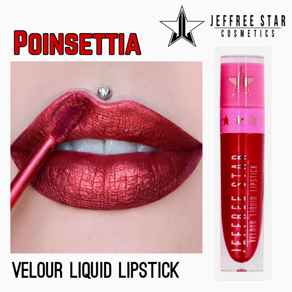 Poinsettia • Jeffree Star Cosmetics✨Velour Liquid Lipstick • New in Box